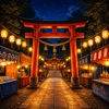 脱出ゲーム　夏祭りの神社からの脱出