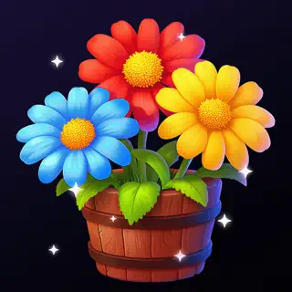 花マージ - 花マッチ フラワーゲーム