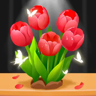 花マッチ - トリプルカラーソートゲーム ケーキマージ