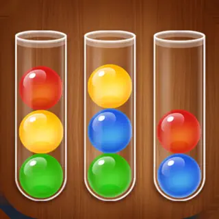 ボールカラーソートウッディパズル