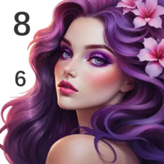 Nostalgia Color by number game
